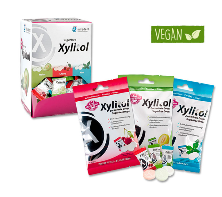 Корисні льодяники для зубів miradent Xylitol Drops м'ята 26 шт. - зображення 2