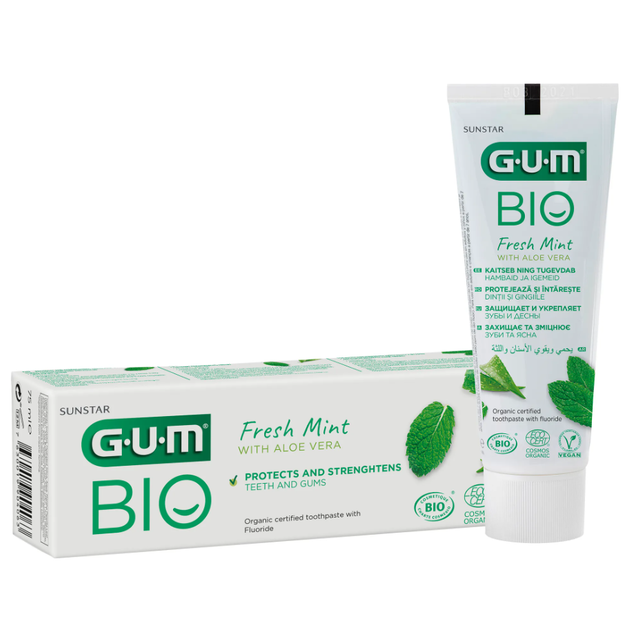 Зубна паста GUM BIO 75 мл - Фото 1 Зубна паста GUM BIO 75 мл - зображення 1