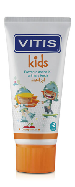 VITIS KIDS гель-паста для детей 2+ вишня 50 мл - Фото 2 VITIS KIDS гель-паста для детей 2+ вишня 50 мл - изображение 2