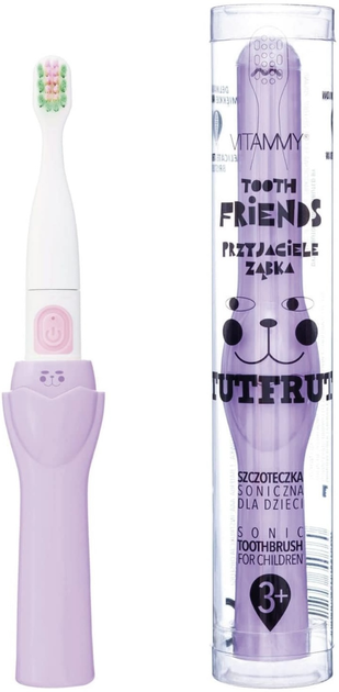 Електрична зубна щітка Vitammy Tooth Friends Purple Tutfrut (5901793640860) - зображення 1
