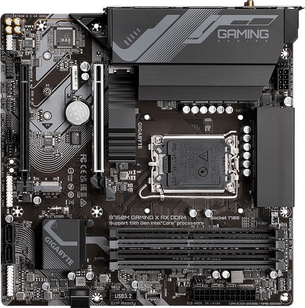 Płyta główna Gigabyte B760M Gaming X AX (s1700, Intel B760, PCI-Ex16) - obraz 4
