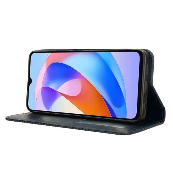 Чехол-книжка Deexe Retro Style для Honor Magic 6 Lite - Blue - изображение 3