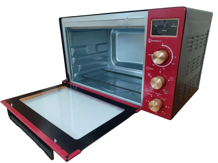 Духовка GoodGrill GR-6501RC 65л конвекція (червона) - зображення 4