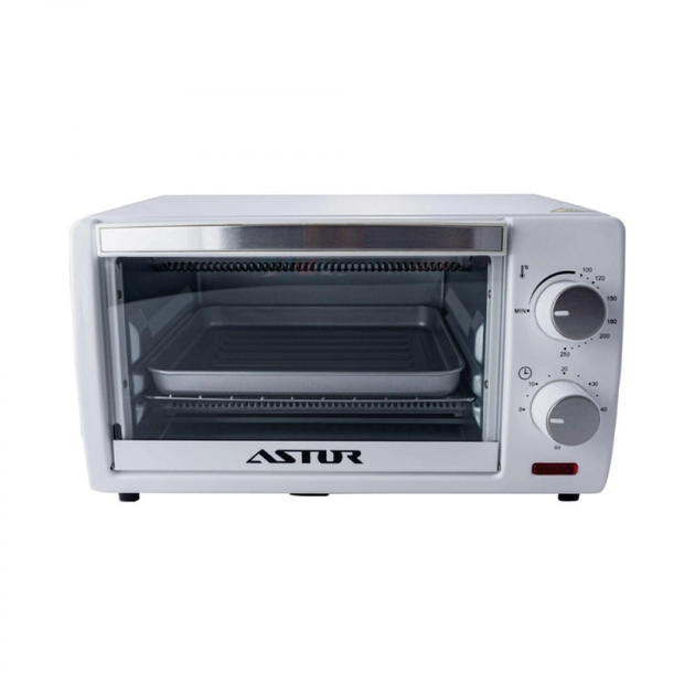 Духовка ростерна Astor CZ-2209 (міні-піч 9л) біла - изображение 4