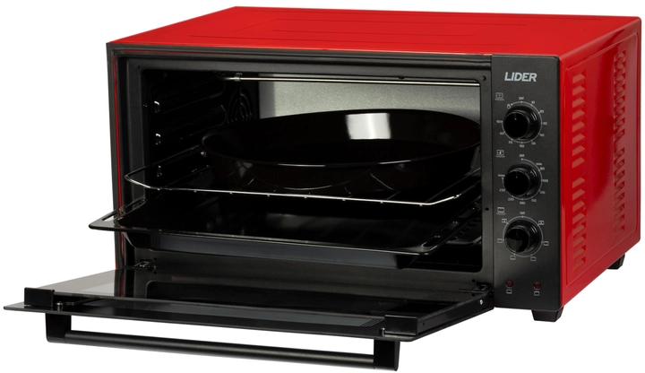 Духовка LIDER 4223 LUX BLACK-RED - изображение 2