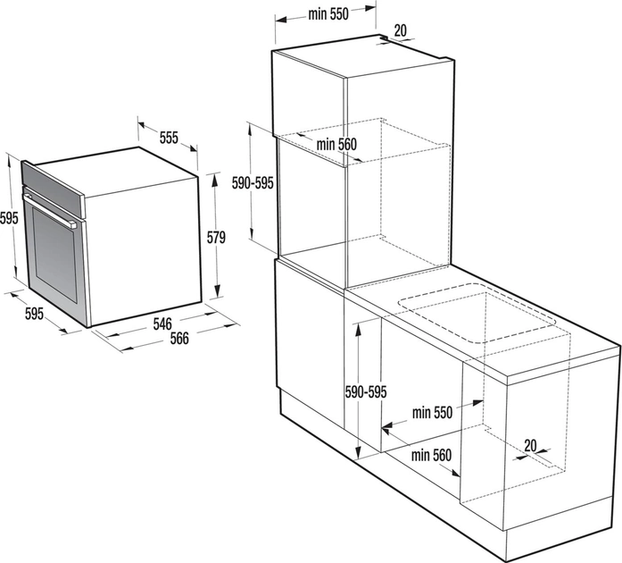 Духова шафа Gorenje BO798S38BG - зображення 6