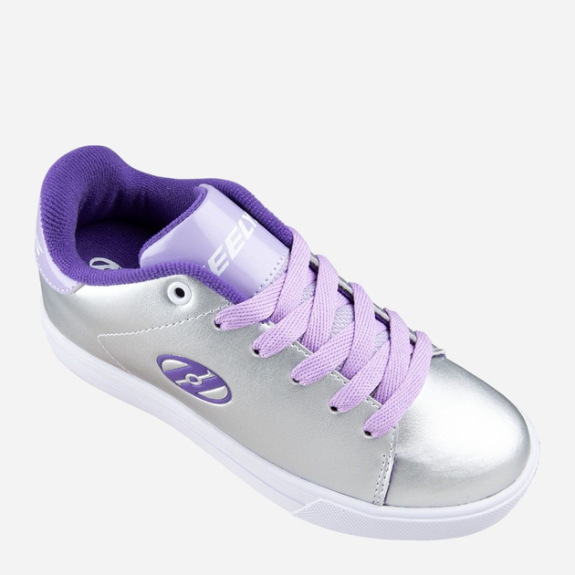 Дитячі роликові кросівки для дівчинки Heelys HLY-G1W 32 Сріблястий/Фіолетовий (196382701175) - зображення 2