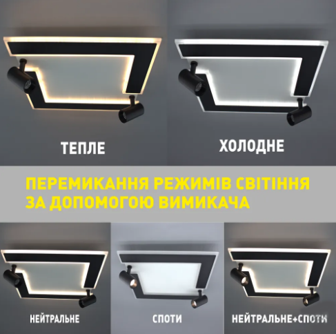Управляемая светодиодная люстра Esllse CONSUL 80W S-2LR-480х480х125-WHITE/BLACK - Фото 3 Управляемая светодиодная люстра Esllse CONSUL 80W S-2LR-480х480х125-WHITE/BLACK - изображение 3