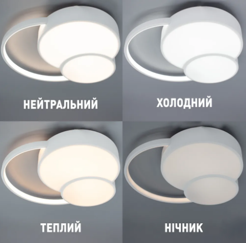 Управляемая светодиодная люстра Esllse ECONOMICO 60W 3R-500х430х50-WHITE - Фото 3 Управляемая светодиодная люстра Esllse ECONOMICO 60W 3R-500х430х50-WHITE - изображение 3