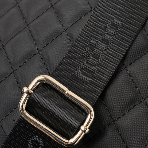 Сумка планшет через плече жіноча тканинна середня Nobo NBAG-R1512-C020 Чорна (5904619224947) - зображення 7