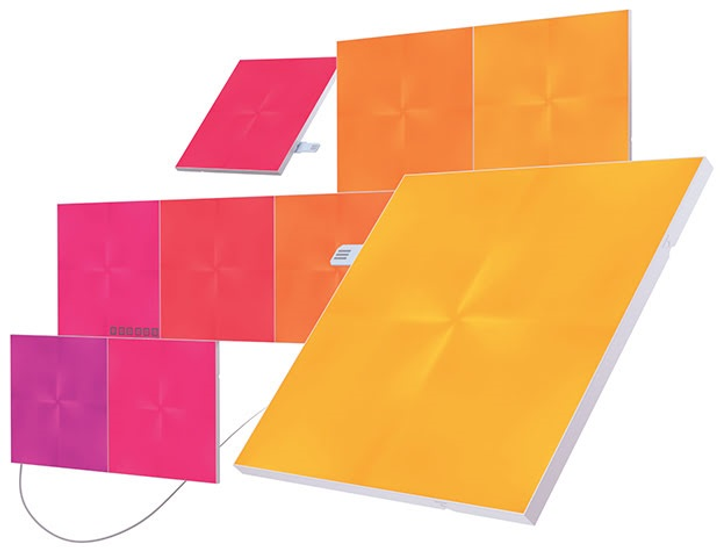 Inteligentny system oświetlenia Nanoleaf Canvas Starter Kit 9 szt. (NL29-0002SW-9PK) - obraz 2