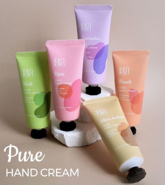 Крем для рук з екстрактом трав Lamelin Pure Hand Cream Herb 100ml - зображення 3