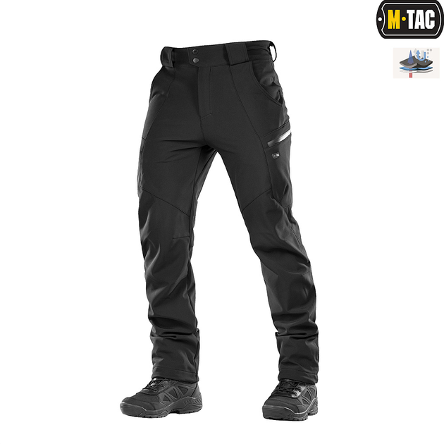 M-Tac брюки Soft Shell Winter Black 2XL - изображение 2