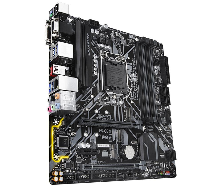 Материнская плата Gigabyte H370M D3H LGA 1151v2 (H370M D3H) Б/У – фото ...
