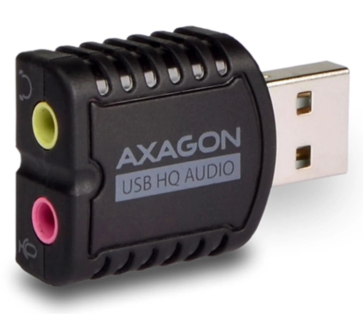 Звуковая карта Axagon ADA-17 HQ Mini Zewnetrzna (USB) (ADA-17) EU - изображение 1