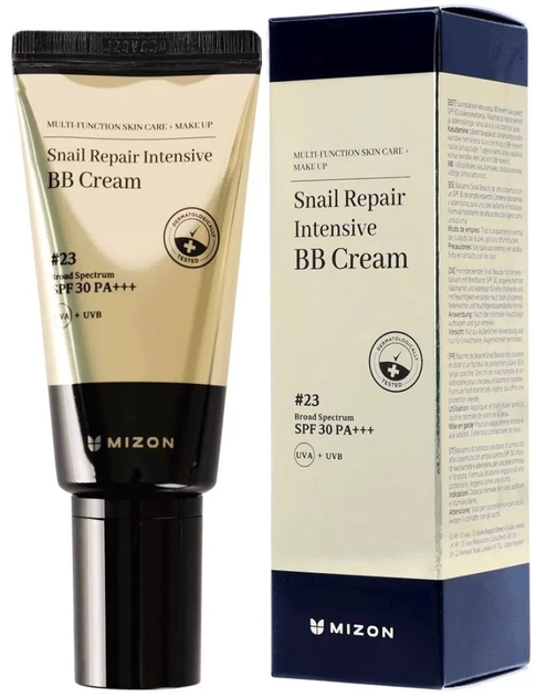 Krem do twarzy Mizon Snail Repair Intensive BB Cream SPF30 #23 50 ml (8809663754136) - obraz 1