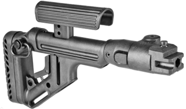Приклад складной FAB UAS для AK 47, полимер, черный - изображение 1