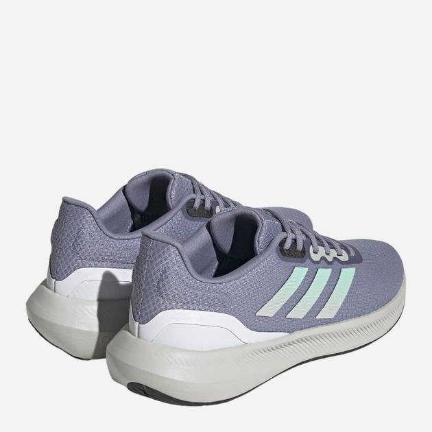 Чоловічі кросівки для бігу adidas Runfalcon 3.0 HQ1472 40.5 Фіолетові (4066748233694) - зображення 4