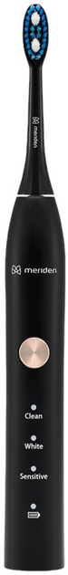 Електрична зубна щітка Meriden Sonic+ Family Black (5907222354193) - зображення 3
