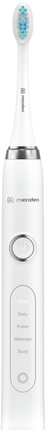 Elektryczna szczoteczka do zębów Meriden Sonic+ Professional White (5907222354001) - obraz 5
