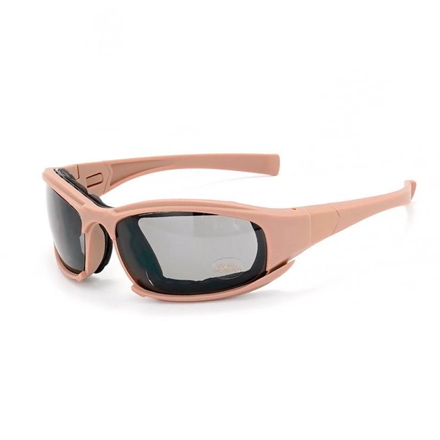 Солнцезащитные очки со сменными линзами X7 (койот) - изображение 1
