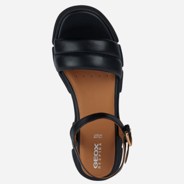 Сандалі жіночі Geox D35PSB000TU 41 (7.5UK) 26.7 см Чорні (8056206038653) - зображення 6