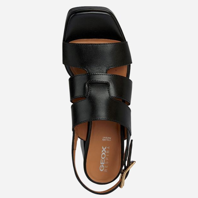 Sandały damskie na obcasie Geox D35RHA00043 36 (3UK) 23.4 cm Czarne (8056206040588) - obraz 5