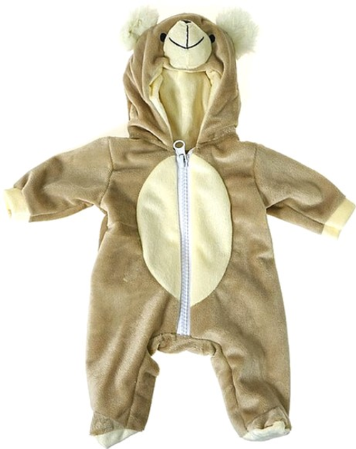 Вбрання для ляльки Adar Baby Bear Bodysuit 40 см Brown (5901271580558) - зображення 1