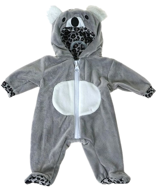 Ubranko dla lalki Adar Koala 24 cm Grey (5901271580541) - obraz 1