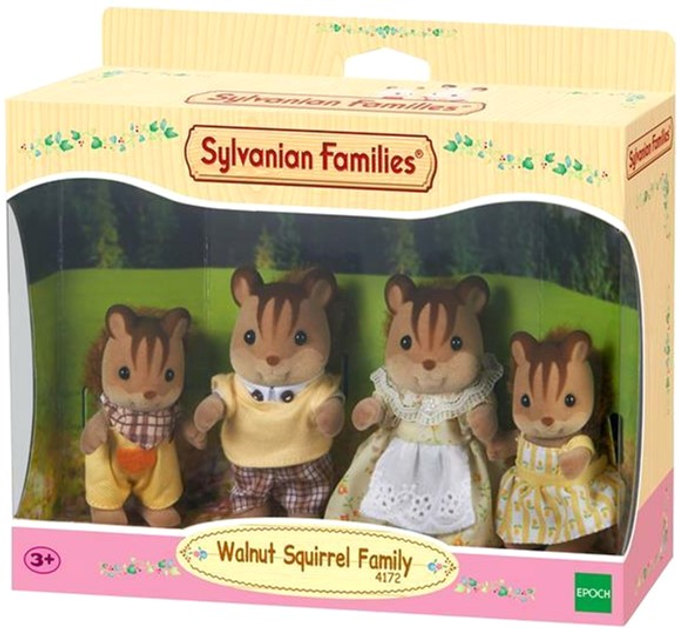 Zestaw figurek Epoch Sylvanian Families Rodzina wiewiórek 4 szt (5054131041727) - obraz 1