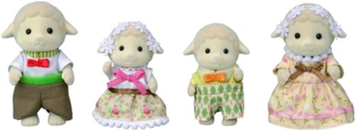 Набір фігурок Epoch Sylvanian Families Сім'я овечки 4 шт (5054131056196) - зображення 2