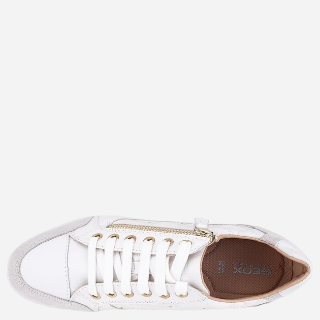 Sneakersy damskie Geox D0268C08522 37 (4UK) 24 cm Białe (8054730366501) - obraz 4