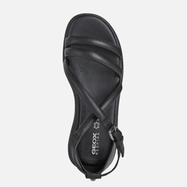 Sandały damskie skórzane Geox D25SVC00085 41 (7.5UK) 26.7 cm Czarne (8050036531117) - obraz 5