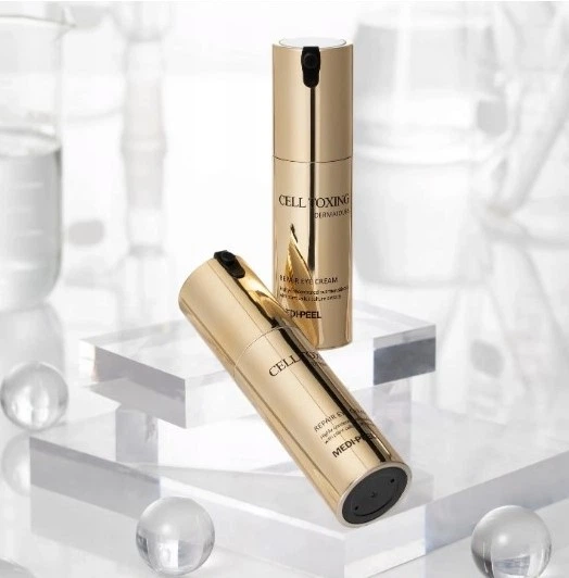 Крем для век Medi-Peel Cell Toxing Dermajours Repair Eye Cream 30 мл подтягивающий со стволовыми клетками 30 мл (8809409343709) - изображение 3
