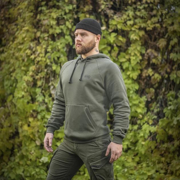 Кофта M-Tac Hoodie Cotton Raglan Army Olive L - зображення 6