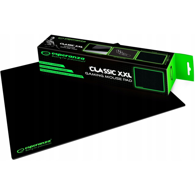 Килимок для мишки Esperanza Classic Control XXL Black (EGP106K) - зображення 1