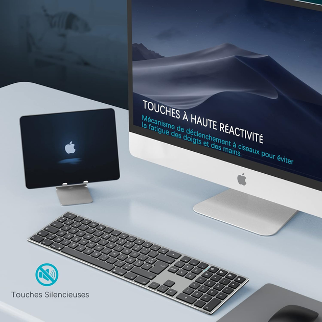 Беспроводная клавиатура Joyaccess Mac Серая (UKR) - изображение 5