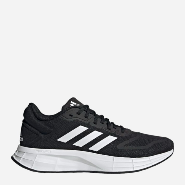 Чоловічі кросівки для бігу Adidas Duramo 10 GX0709 45.5 Чорні (4065418337724) - зображення 1