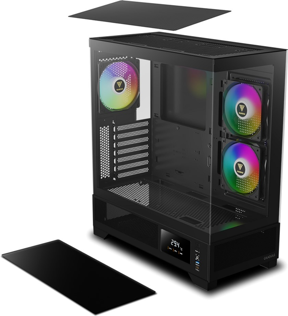 Корпус Gamdias Atlas M1 Black (4712960139565) – фото, отзывы