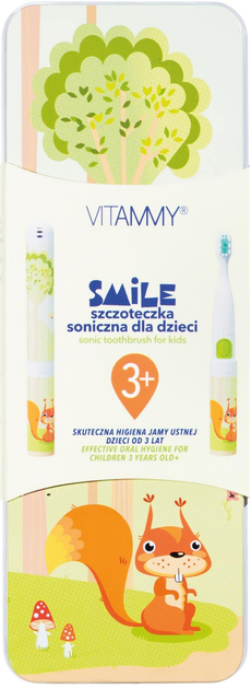 Elektryczna szczoteczka do zębów Vitammy Smile Wiewiórka (5901793642314) - obraz 5