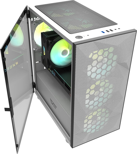Корпус DarkFlash DLM21 Mesh White - изображение 16