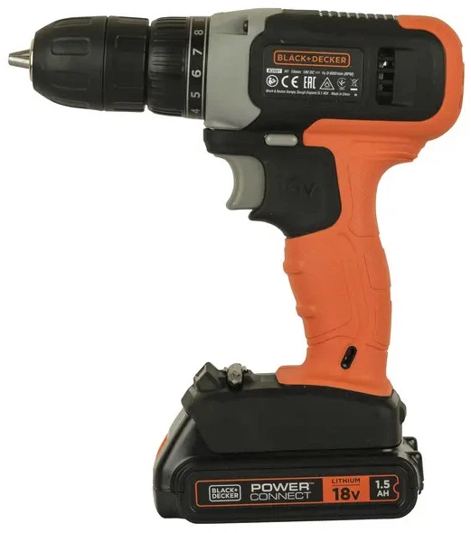 Wkrętarka akumulatorowa Black+Decker (BCD001C1) - obraz 2