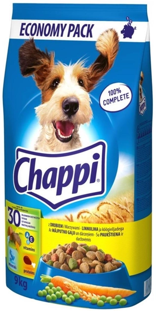 Сухий корм для собак Chappi птиця 9 кг (5900951252815) - зображення 1