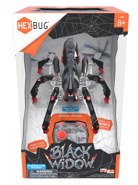 Zabawka interaktywna Hexbug Black Widow (778988506240) - obraz 1