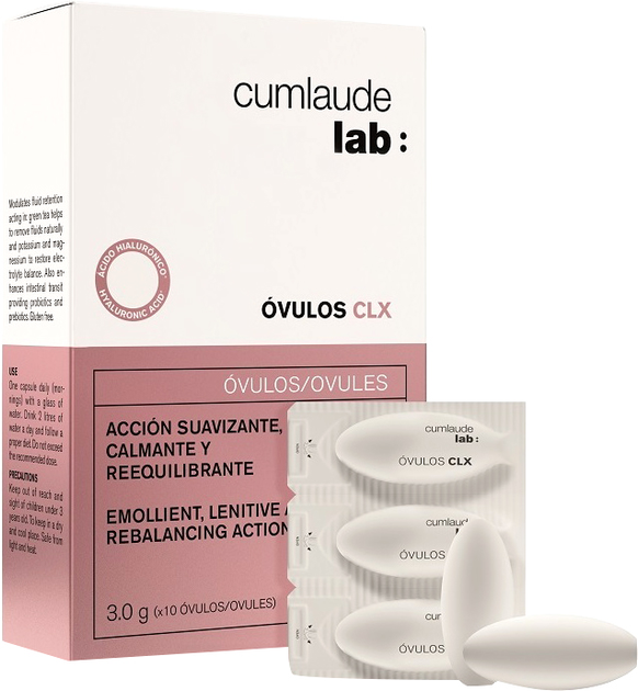 Свічки вагінальні Cumlaude Gynelaude Ovules CLX 10 шт (8428749884309) - зображення 1