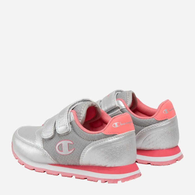 Підліткові кросівки для дівчинки Champion S32525-EM007 35 Сріблястий/Кораловий (8054112708745) - зображення 2