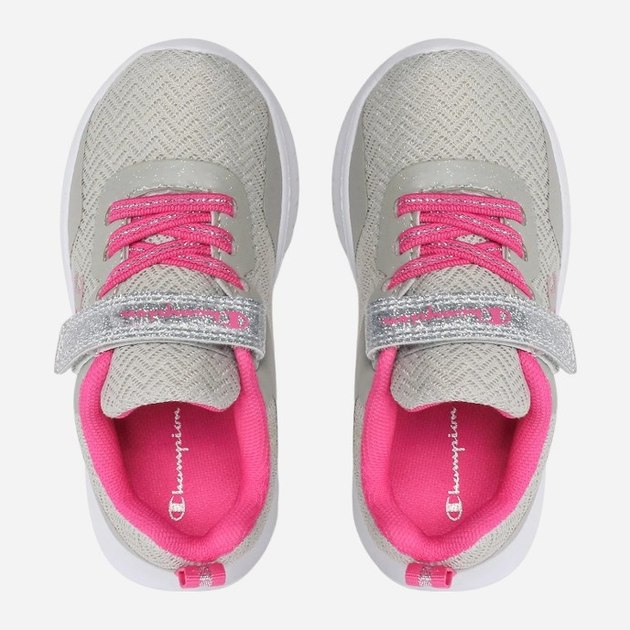 Buty sportowe dziecięce dla dziewczynki lekkie Champion S32531-ES012 27 Szare (8058132051188) - obraz 3