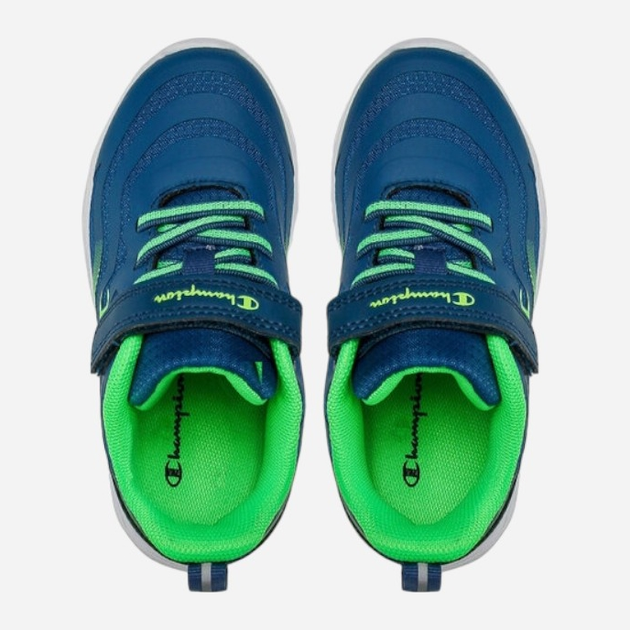Дитячі кросівки для хлопчика Champion S32278-BS005 32 Синій/Салатовий (8054112224382) - зображення 3