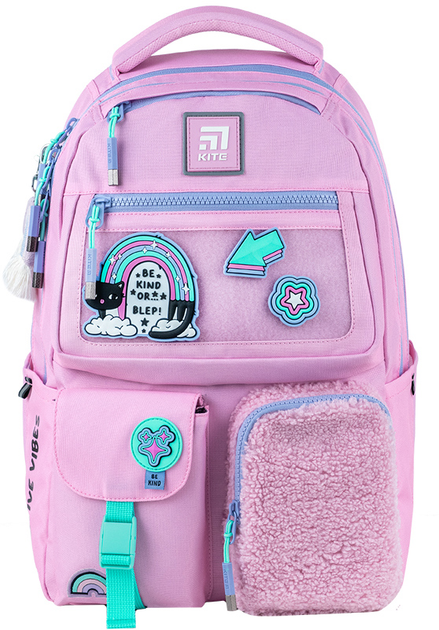 Рюкзак підлітковий Kite Education teens 42x29x17 см Рожевий (K24-2587M ...