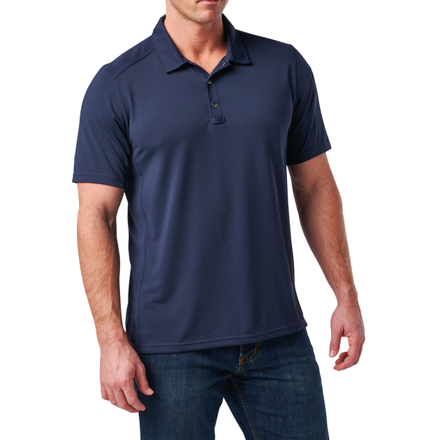 Футболка поло 5.11 Tactical Paramount Chest Polo Pacific Navy 3XL (41298-721) - изображение 2